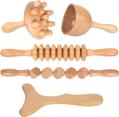 Wooden Therapy Massage Tool Kit